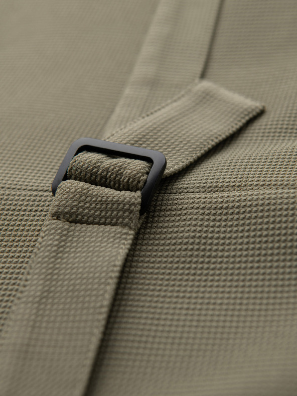 Ombre Clothing Moška strukturirana pletena telovnik po meri z zavihki Ombre Clothing