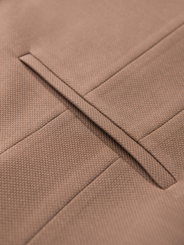 Ombre Clothing Oprijeta elegantna moška telovnik z elastanom in zavihki Ombre Clothing