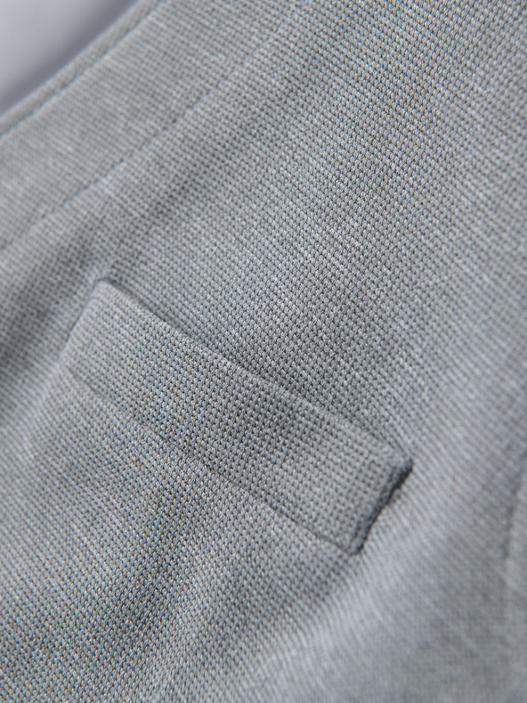 Ombre Clothing Moška strukturirana telovnik po meri z žepi Ombre Clothing