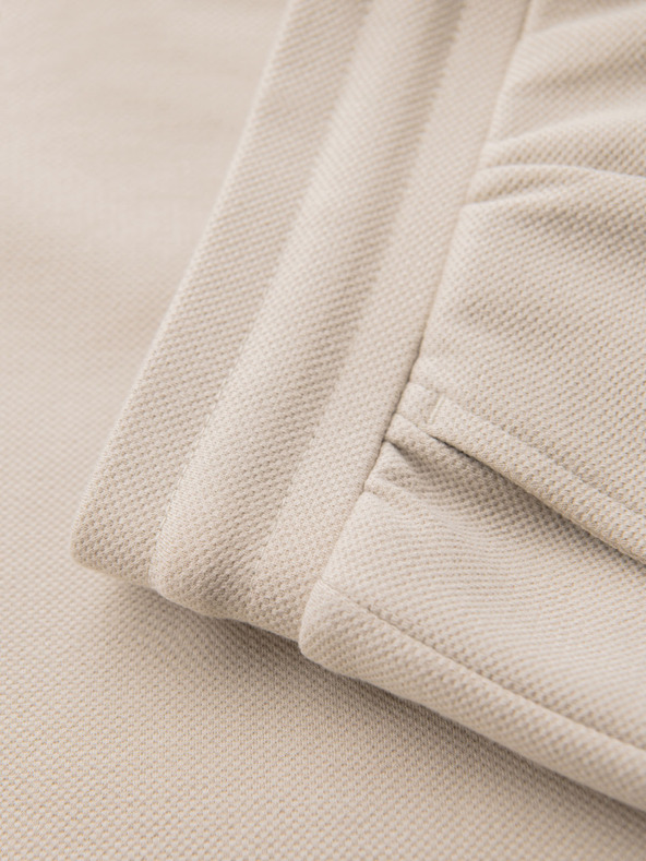 Ombre Clothing Moške pletene kratke hlače z zavihani hlačnicami Ombre Clothing