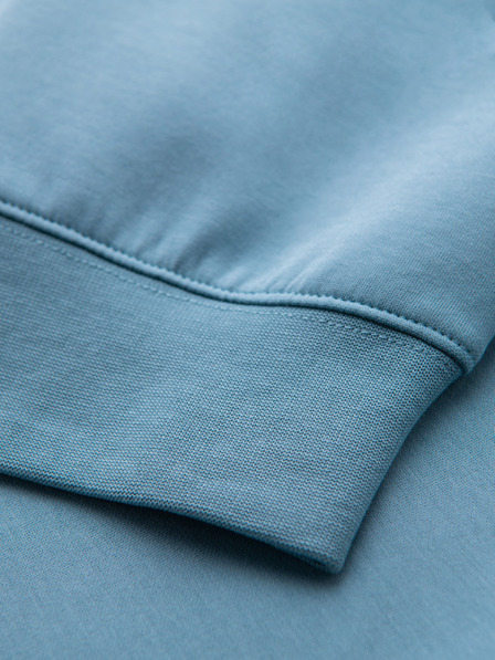 Ombre Clothing Moške trenirka hlače z rebrastimi manžetami in okrasnim zadrgo Ombre Clothing