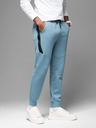 Ombre Clothing Moške trenirka hlače z rebrastimi manžetami in okrasnim zadrgo Ombre Clothing