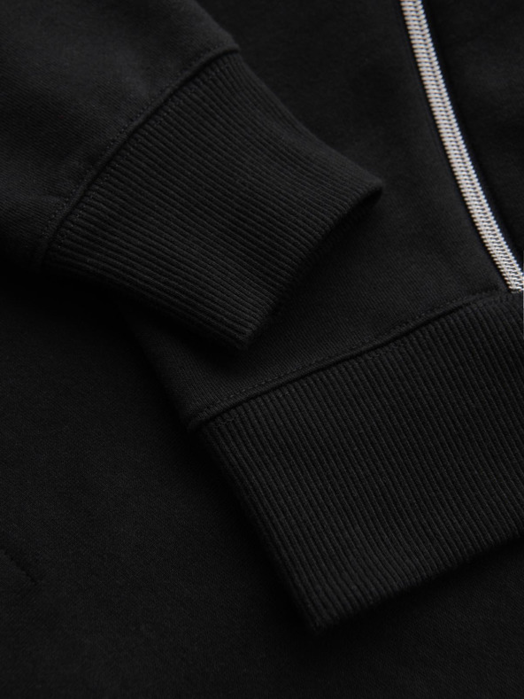 Ombre Clothing Oprana moška jopa z dekorativnim šivom pri izrezu Ombre Clothing