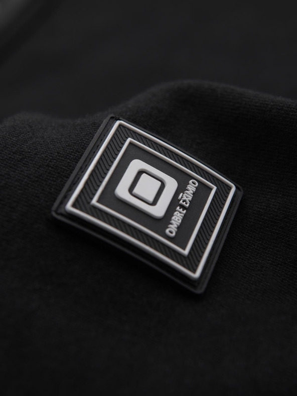 Ombre Clothing Oprana moška jopa z dekorativnim šivom pri izrezu Ombre Clothing