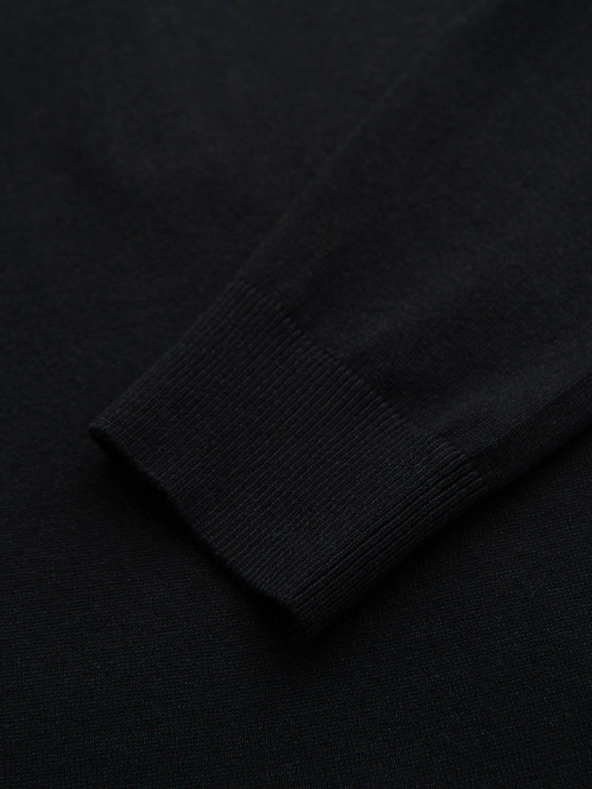 Ombre Clothing Moški pleteni pulover s strukturiranimi pikami Ombre Clothing