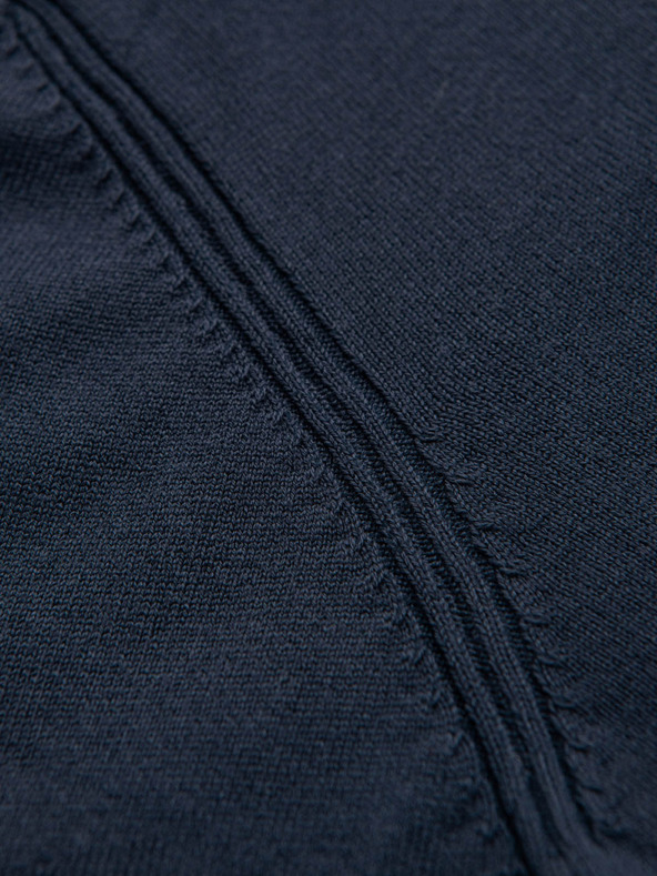 Ombre Clothing Moški pleteni pulover s strukturiranimi pikami Ombre Clothing