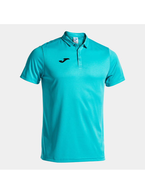 Joma Moška polo majica Joma Polo Shirt Hobby S/S Fluor Turquoise Velikost: