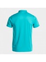 Joma Moška polo majica Joma Polo Shirt Hobby S/S Fluor Turquoise Velikost:
