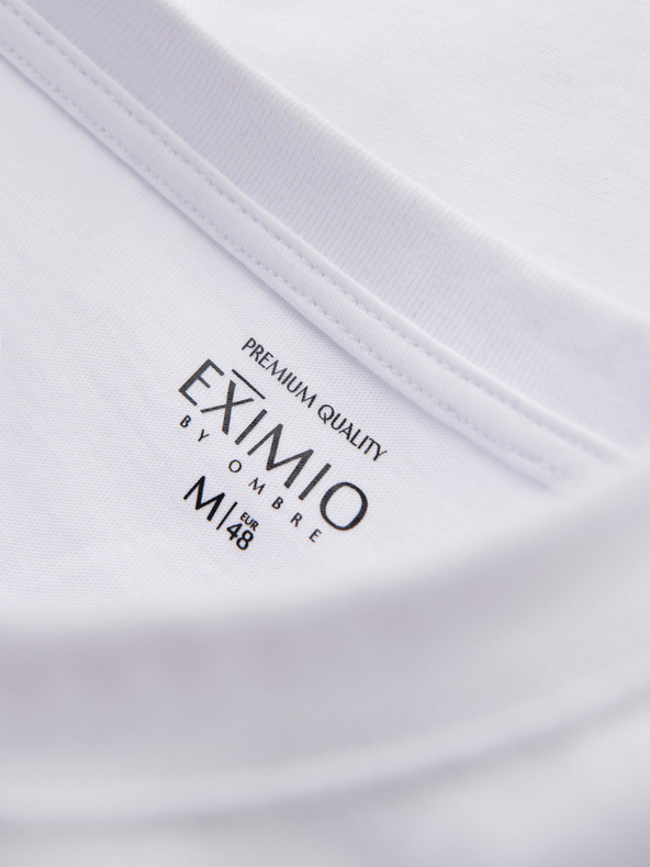 Ombre Clothing Moška majica iz bombažnega džerzeja z velikim napisom na strani Ombre Clothing