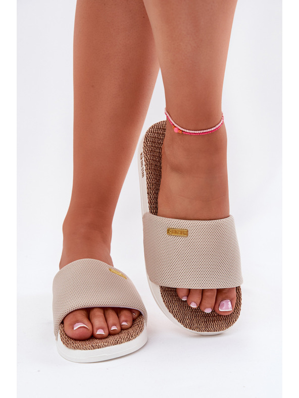 BIG STAR SHOES Ženski natikači Big Star – bež Velikost: