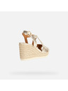 Geox Zlati ženski sandali Geox Ponza