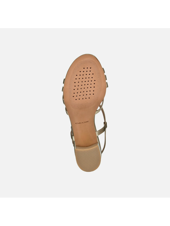 Geox Zlati ženski sandali Geox Virnilisa 65 S