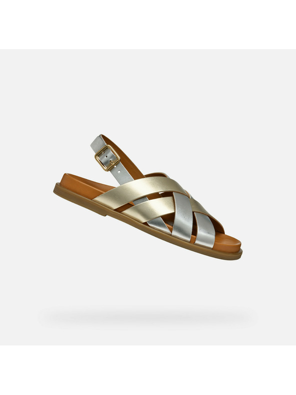 Geox Zlati ženski sandali Geox Adelash