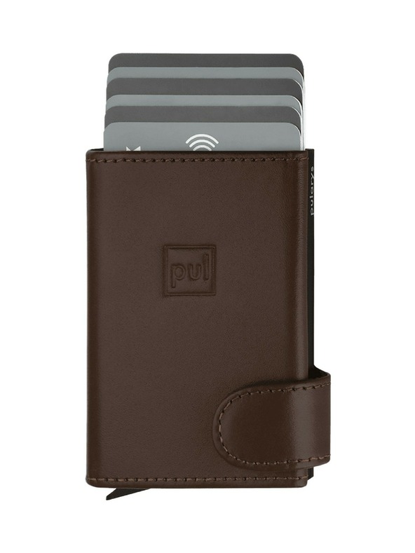 Pularys Moška usnjena denarnica Pularys Solo rjava