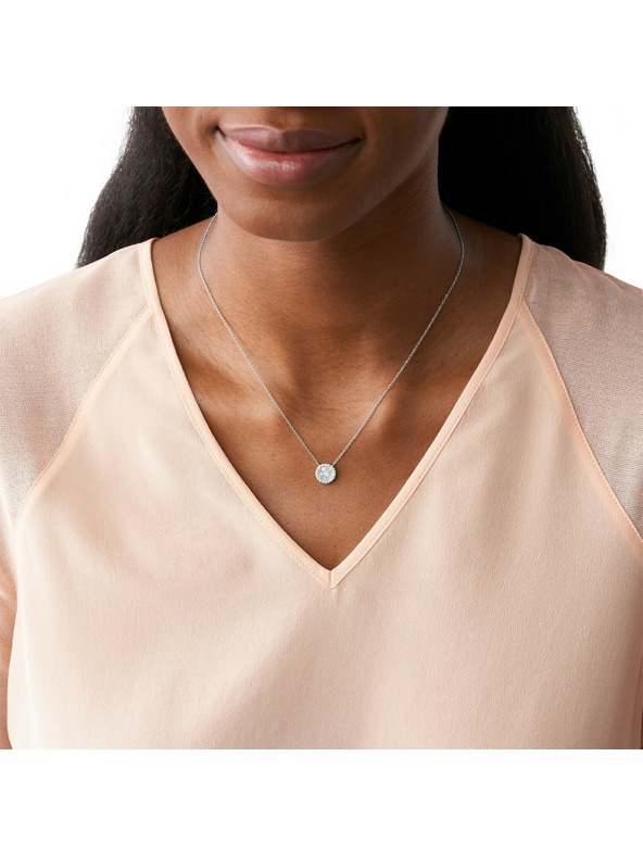 Fossil Ženski srebrn obesek Fossil JFS00520040