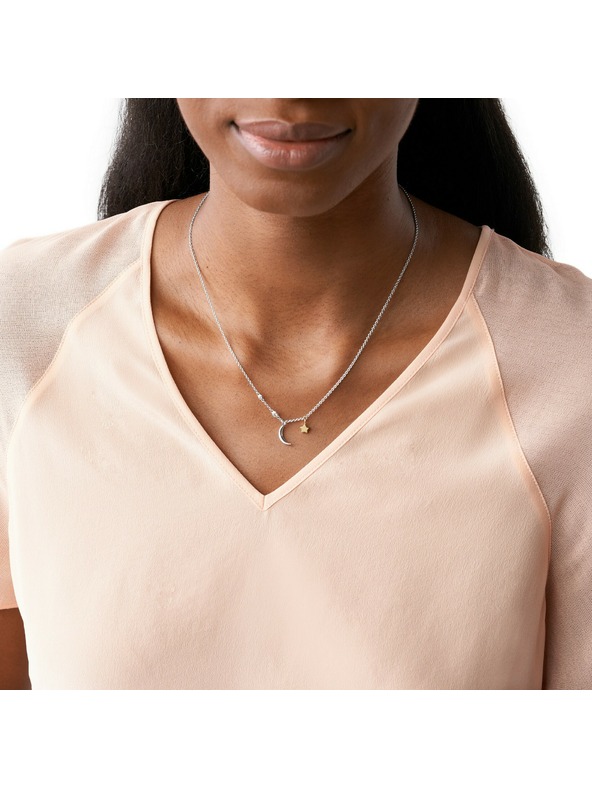 Fossil Ženski srebrn obesek Fossil JFS00432998