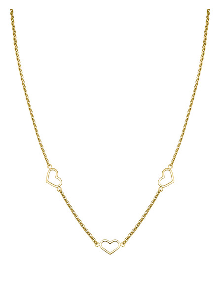 Rosefield Rosefield zlat obesek Triple Heart JNTHG-J535
