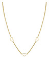 Rosefield Rosefield zlat obesek Triple Heart JNTHG-J535