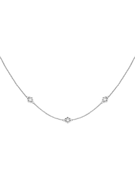 Rosefield Rosefield obesek srebrne barve Daisy Flower JNDFS-J673