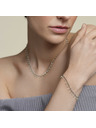 Rosefield Rosefield obesek srebrne barve Drop Chain JNDCS-J681