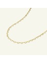 Rosefield Rosefield obesek zlatne barve Heart Chain JNHCG-J684