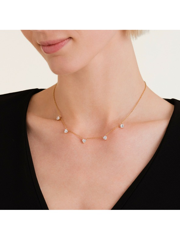 Rosefield Rosefield ženska ogrlica pozlačena JNRHG-J1005