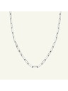 Rosefield Rosefield ogrlica srebrne barve Hammered Chain JNHCS-J629