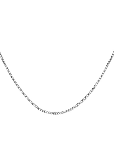 Rosefield Rosefield ogrlica srebrne barve Flat Curb JNFCS-J623