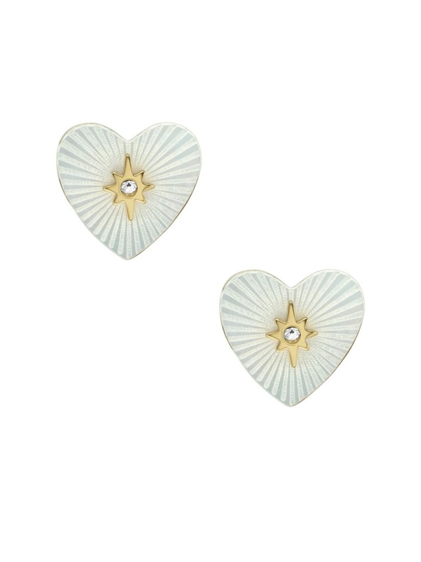 Fossil Ženske jeklene uhane Fossil Sutton