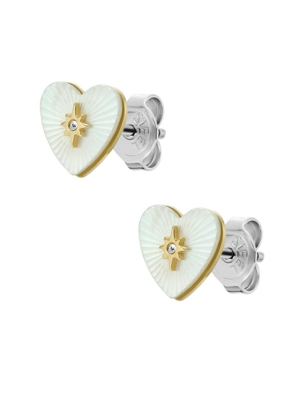 Fossil Ženske jeklene uhane Fossil Sutton