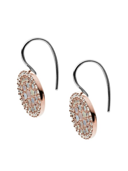 Fossil Ženske jeklene uhane Fossil