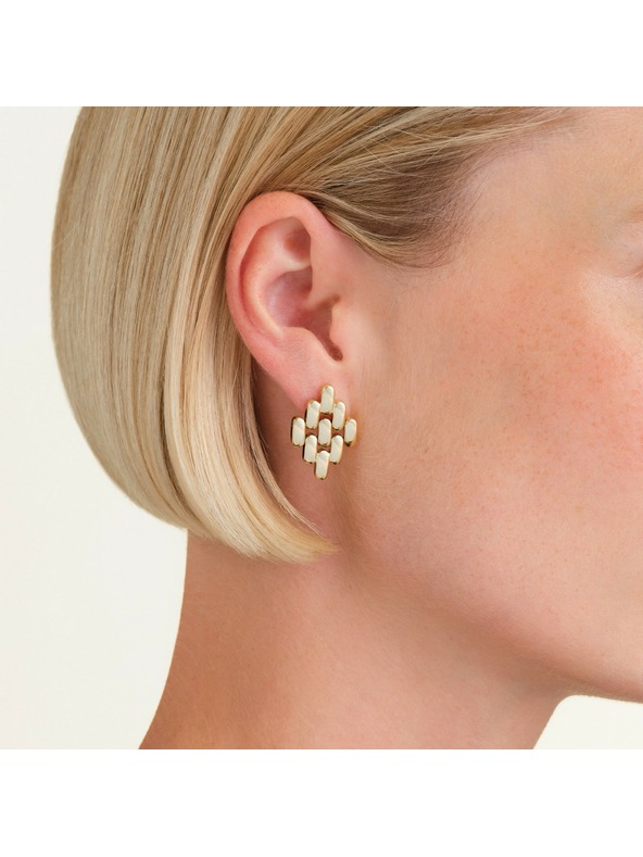 Rosefield Pozlačene ženske uhane Rosefield JELEG-J890