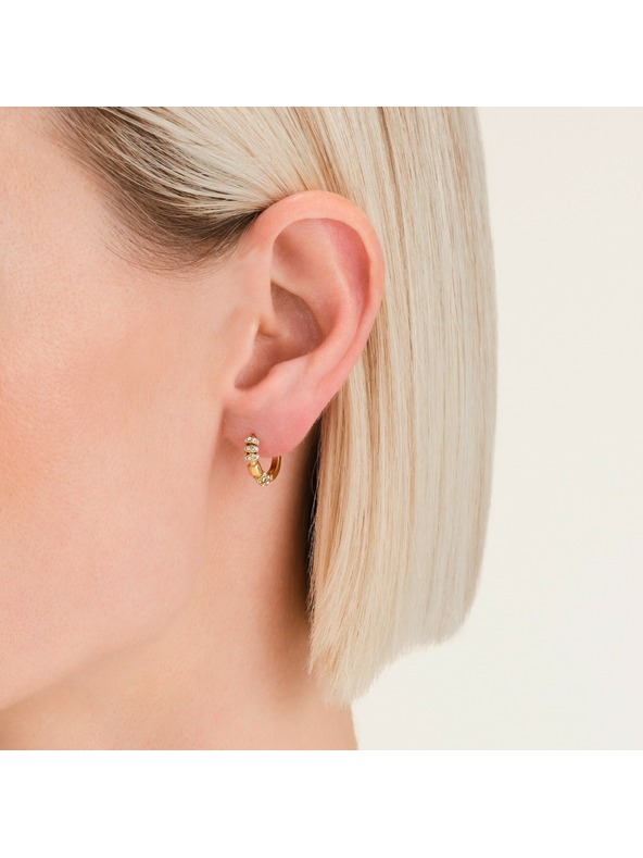 Rosefield Rosefield ženske uhane pozlačene JECLG-J1031