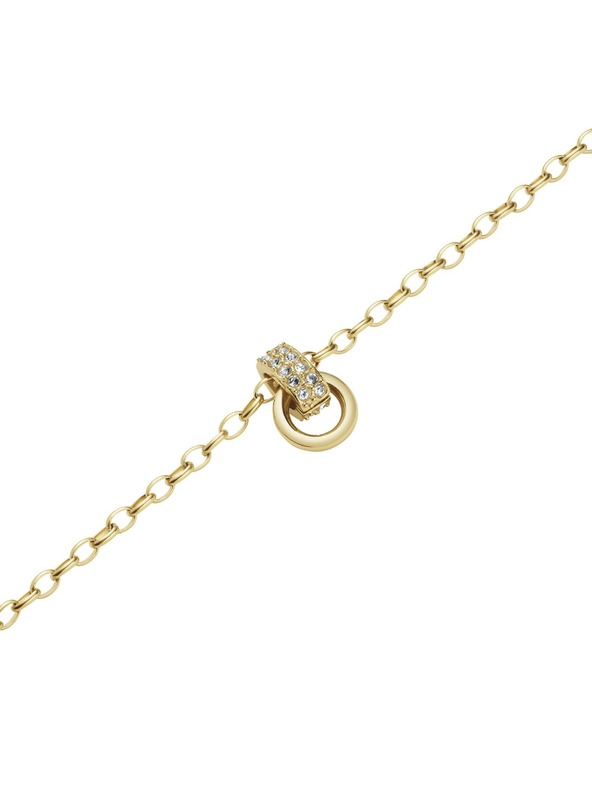 Rosefield Pozlačen ženski ogrlica Rosefield JNBSG-J898