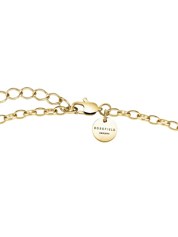 Rosefield Pozlačen ženski ogrlica Rosefield JNBSG-J898
