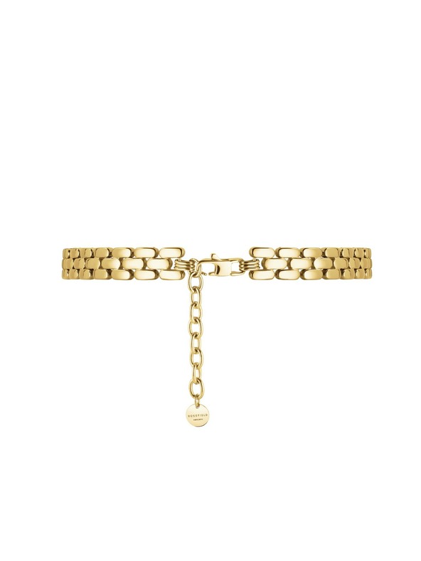 Rosefield Pozlačen ženski ogrlica Rosefield JNLNG-J888