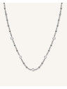 Rosefield Rosefield ogrlica srebrne barve Crystal JNSCS-J612