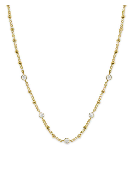 Rosefield Rosefield ogrlica zlate barve Crystal JCSCG-J266