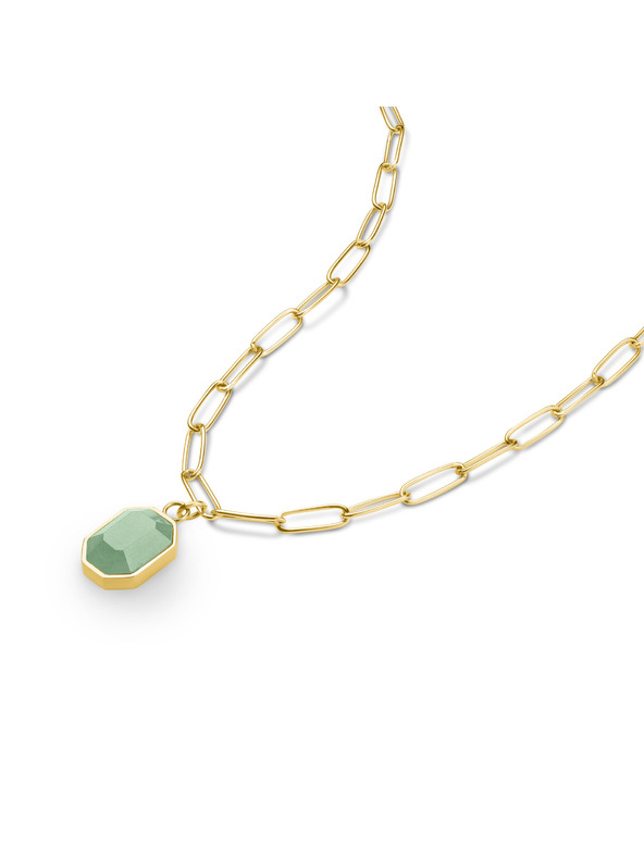 Rosefield Rosefield obesek zlate barve Geometric Gemstone JNGGG-J664