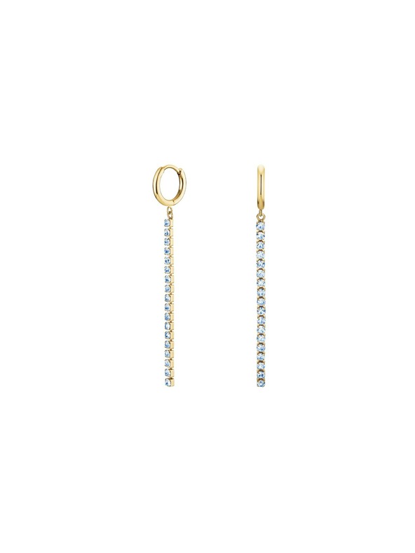 Rosefield Pozlačeni ženski uhani Rosefield JETBG-J918