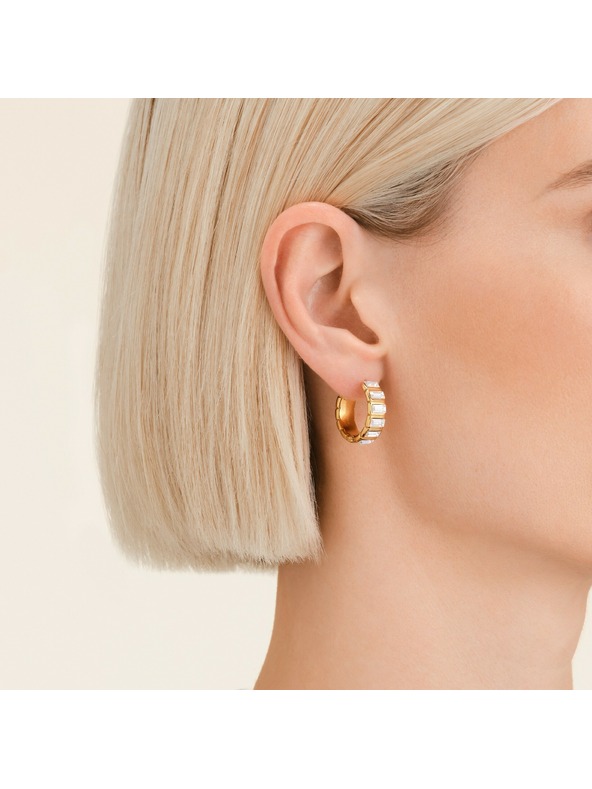 Rosefield Rosefield ženski uhani pozlačeni JEOHG-J1130