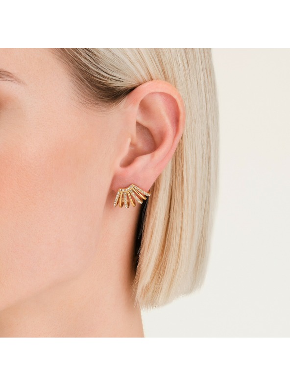 Rosefield Rosefield ženski uhani pozlačeni JECCG-J1029