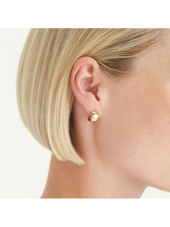 Rosefield Pozlačeni ženski uhani Rosefield JESWG-J930