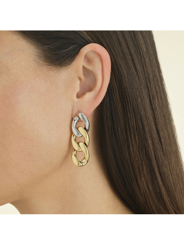 Rosefield Rosefield ženski pozlačeni uhani JEDCG-J713