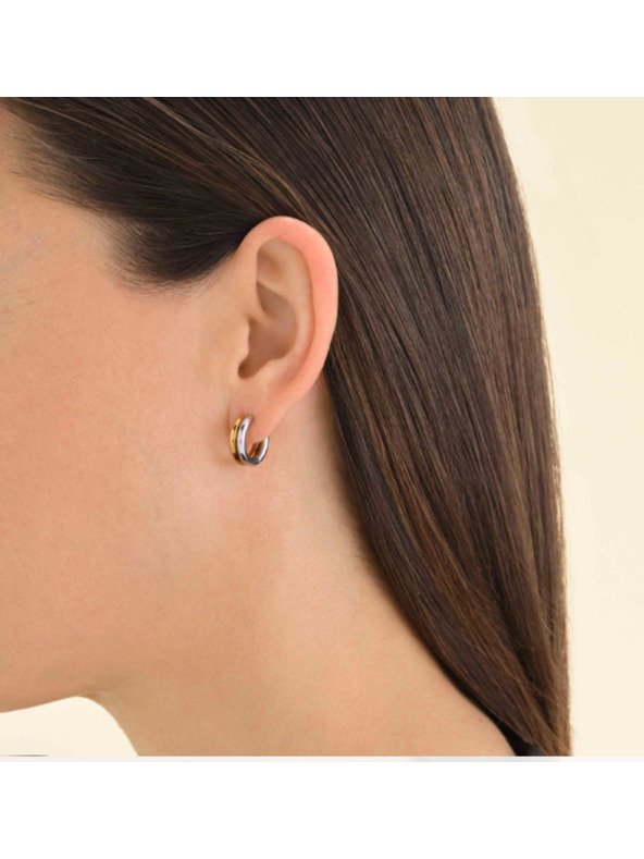 Rosefield Rosefield ženski pozlačeni uhani JED2G-J709