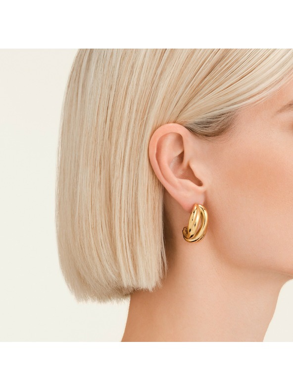 Rosefield Rosefield ženski pozlačeni uhani JESTG-J1057