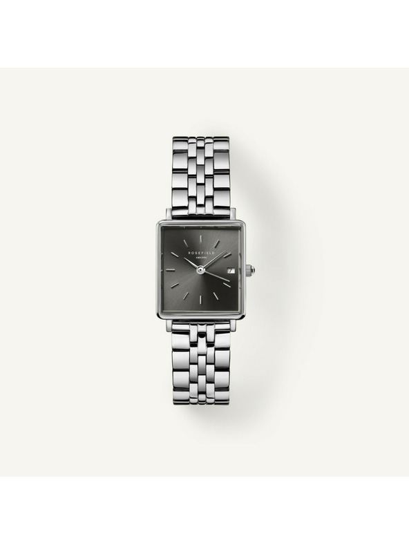 Rosefield Ženske ure Rosefield Boxy XS Grey BGSSS-Q051
