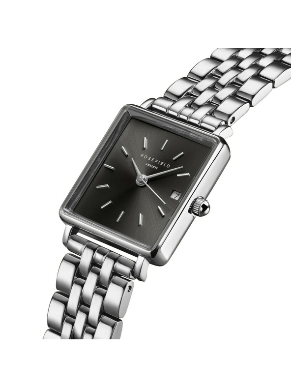 Rosefield Ženske ure Rosefield Boxy XS Grey BGSSS-Q051