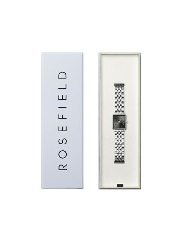 Rosefield Ženske ure Rosefield Boxy XS Grey BGSSS-Q051