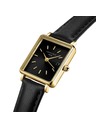 Rosefield Ženske ure Rosefield Boxy XS Black Leather QBBLG-Q53